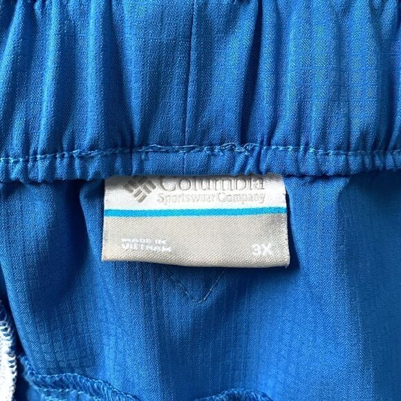 Columbia performance fishing gear PFG bright blue shorts size 3x - Picture 8 of 9